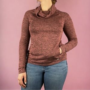 Hello Mello Super Soft Long Sleeve Shirt with Cowl Neck // Medium
